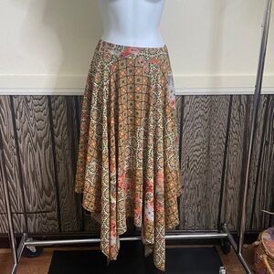 Free People Asymmetrical Patterned Skirt